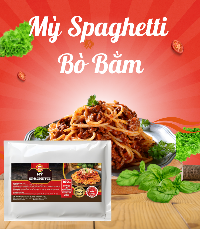 Mỳ Spaghetti Bò Bằm