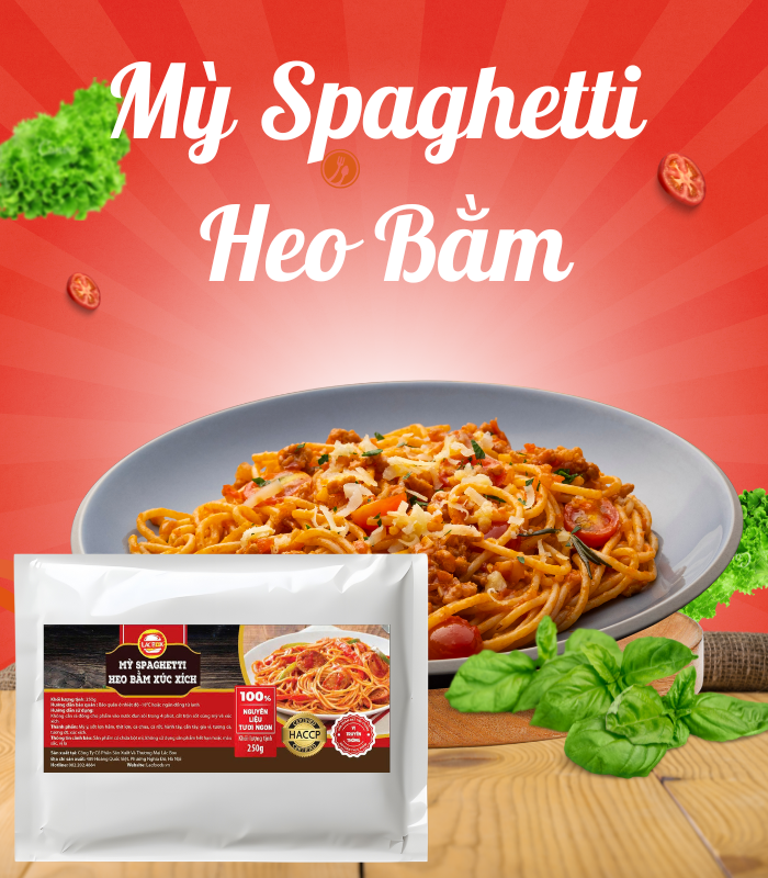 Mỳ Spaghetti Heo Bằm